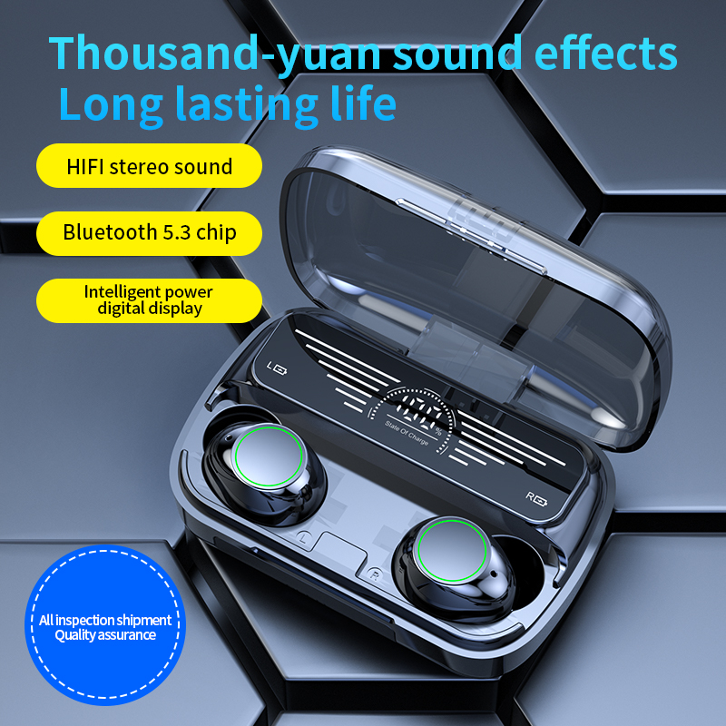 BQ10 Led Display Mobile Phone  Tws True Wireless Earbuds