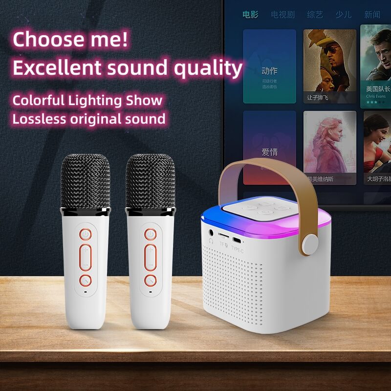 Cute Kids Rechargeable Bluetooth Home Party Stage Wireless Portable Speaker