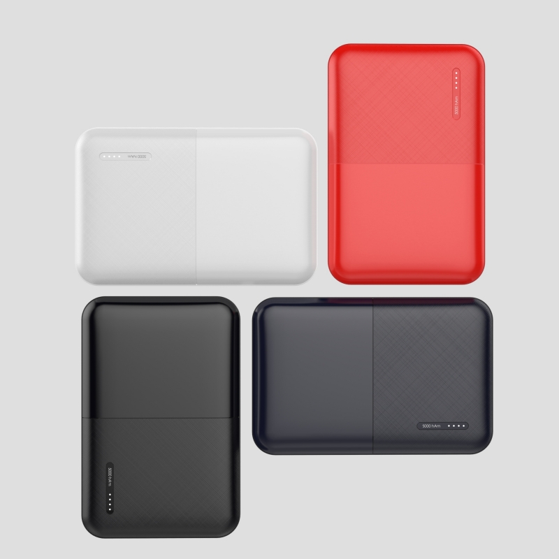 Dual Usb Output  Ultra Slim Mobile Phone 5000mah Power Bank
